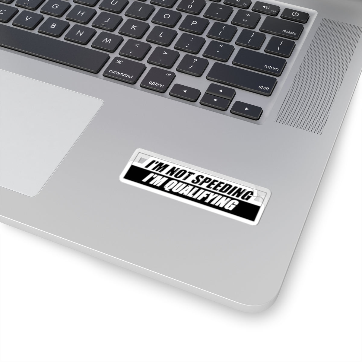 F1 Funny Car Enthusiast Stickers, Quirky Laptop Decal, Motorsport Humor Gift, Race Lover's Accessory, Unique Vinyl Sticker