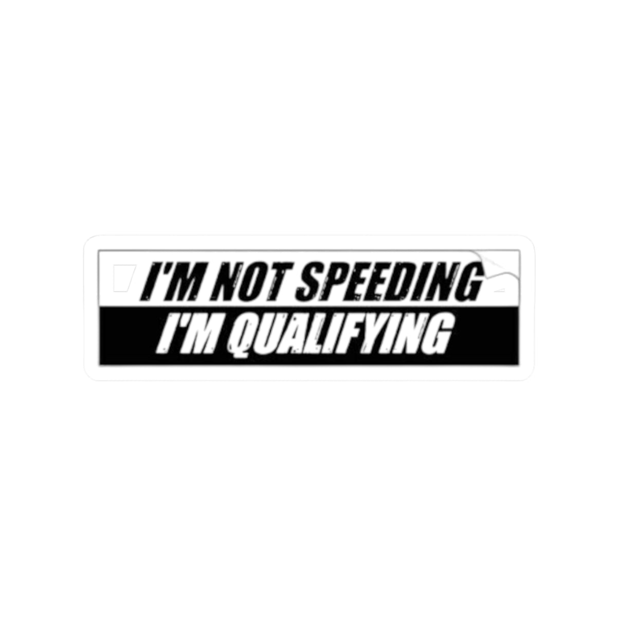 F1 Funny Car Enthusiast Stickers, Quirky Laptop Decal, Motorsport Humor Gift, Race Lover's Accessory, Unique Vinyl Sticker